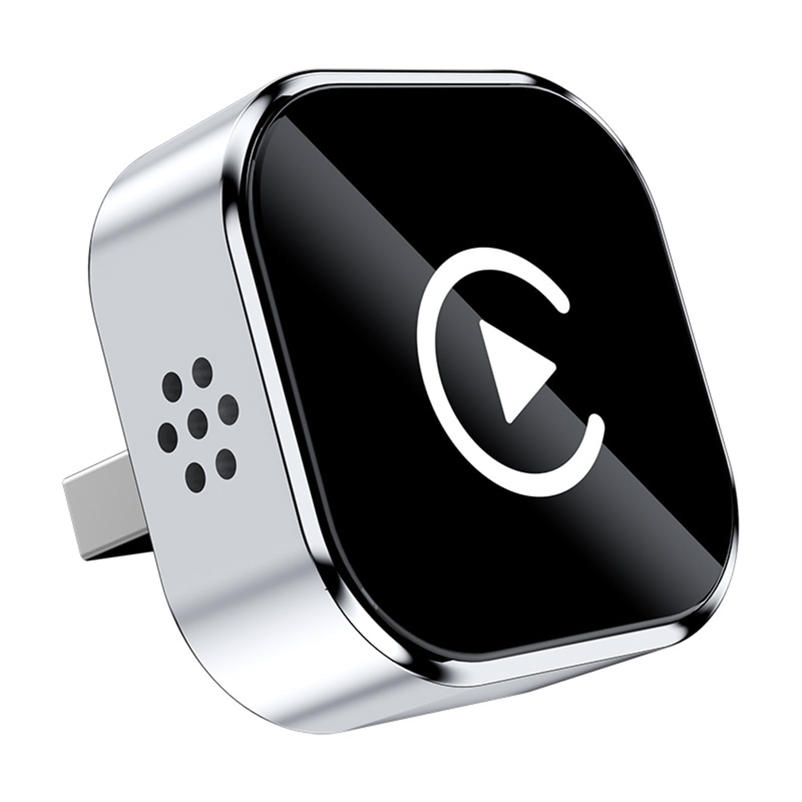 Adaptateur CarPlay sans– Passez à CarPlay sans Fil, Plug & Play, USB/Type-C, Mini & Adaptateur CarPlay sans Fil Stable Compatible avec Apple iOS 10+ et Les Voitures CarPlay filaires à (D)